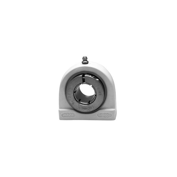 Ami Bearings SINGLE ROW BALL BEARING, 1'' KANIGEN ACCU-LOC BLACK TAPPED BASE PILLOW BLOCK UETBL205-16MZ20B - main